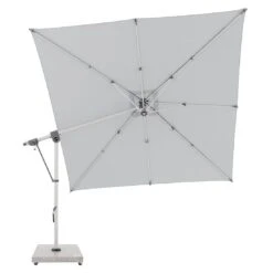 Doppler Ampelschirm Expert 300x300cm Hellgrau -Garten Leben doppler ampelschirm expert 300x300cm 1359493 3