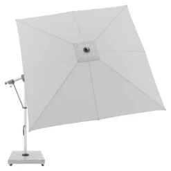 Doppler Ampelschirm Expert 300x300cm Hellgrau -Garten Leben doppler ampelschirm expert 300x300cm 1359493 4