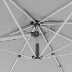 Doppler Ampelschirm Expert 300x300cm Hellgrau -Garten Leben doppler ampelschirm expert 300x300cm 1359493 5