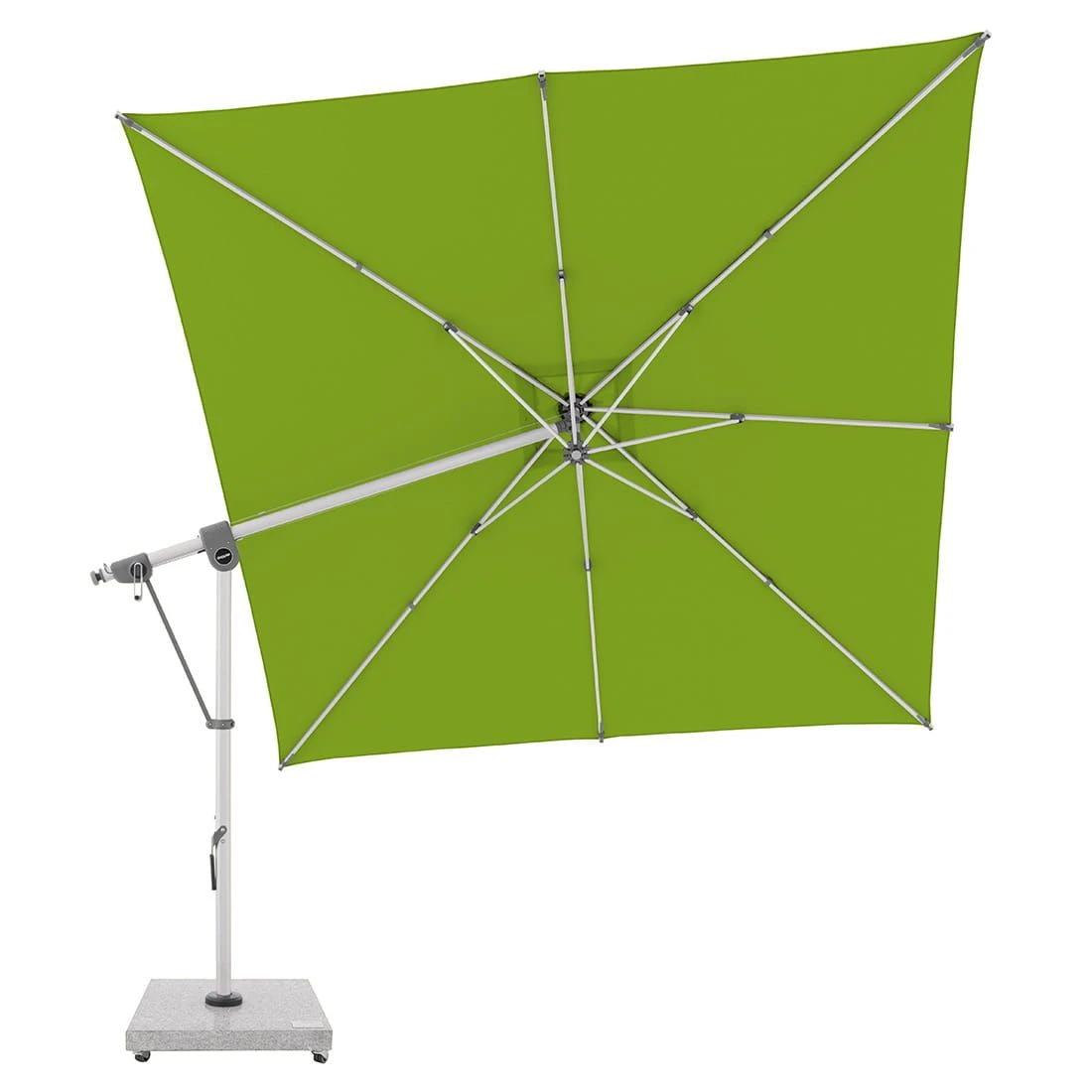 Doppler Ampelschirm Expert 300x300cm Smaragdgrün 5 Doppler Ampelschirm Expert 300x300cm Smaragdgrün – Bild 3