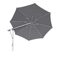 Doppler Expert Ampelschirm Ø350 Axial Schwenkbar Anthrazit -Garten Leben doppler expert ampelschirm o350 axial schwenkbar 50145 2