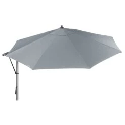 Doppler Expert Ampelschirm Ø350 Axial Schwenkbar Hellgrau -Garten Leben doppler expert ampelschirm o350 axial schwenkbar 54918 2