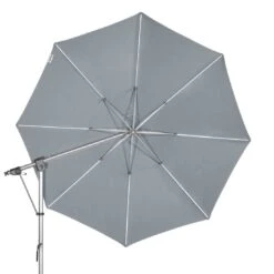 Doppler Expert Ampelschirm Ø350 Axial Schwenkbar Hellgrau -Garten Leben doppler expert ampelschirm o350 axial schwenkbar 54918 5