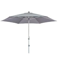 Doppler Expert Sonnenschirm Ø280cm Mit Kurbel Hellgrau -Garten Leben doppler expert sonnenschirm o280cm mit kurbel 54920 2