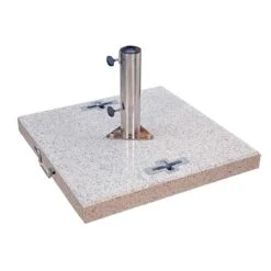 Doppler Granitsockel 90kg Grau Mit Griffen 32-65mm Granit-Grau