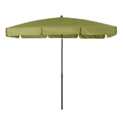 Doppler Sunline Waterproof Mittelstockschirm 225x120cm Anthrazit/Pistazie