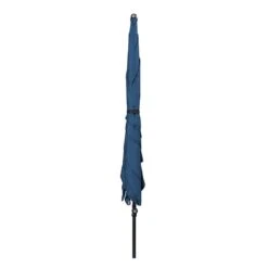Doppler Sunline Waterproof Mittelstockschirm 230x190cm Anthrazit/Blau -Garten Leben doppler sunline waterproof balkonschirm 230x190cm m volant anthrazit blau 1300808 4