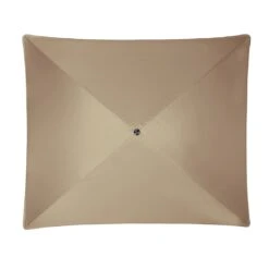 Doppler Sunline Waterproof Mittelstockschirm 230x190cm Anthrazit/Grau-Braun -Garten Leben doppler sunline waterproof balkonschirm 230x190cm m volant anthrazit grau braun 1300863 4