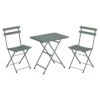 Emu Arc En Ciel Gartenmöbel-Set 3-tlg. Tisch 70x50cm Dunkelgrün -Garten Leben emu arc en ciel balkonset 3 tlg tisch 70x50cm 1414427 1