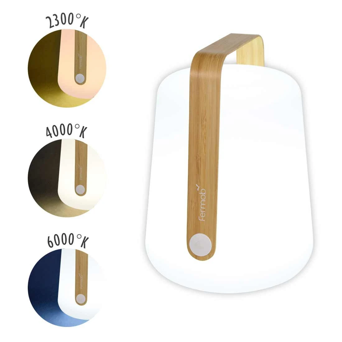 Fermob Balad Outdoor-Lampe 25cm Bambus/Polyethylen Bambus 4 Fermob Balad Outdoor-Lampe 25cm Bambus/Polyethylen Bambus – Bild 2