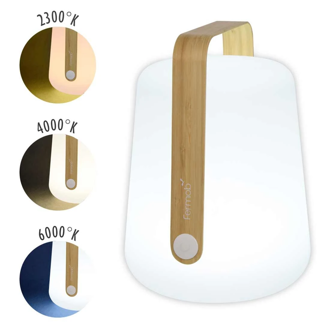 Fermob Balad Outdoor-Lampe 38cm Bambus/Polyethylen Bambus 4 Fermob Balad Outdoor-Lampe 38cm Bambus/Polyethylen Bambus – Bild 2