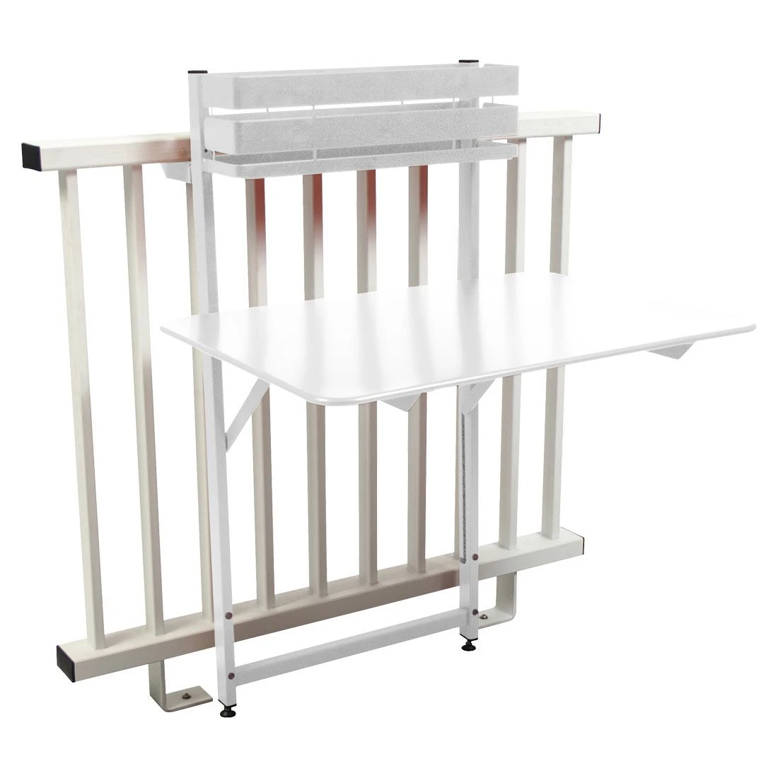 Fermob Bistro Balkontisch 77x57 Cm Stahl Baumwollweiß 3 Fermob Bistro Balkontisch 77x57 Cm Stahl Baumwollweiß