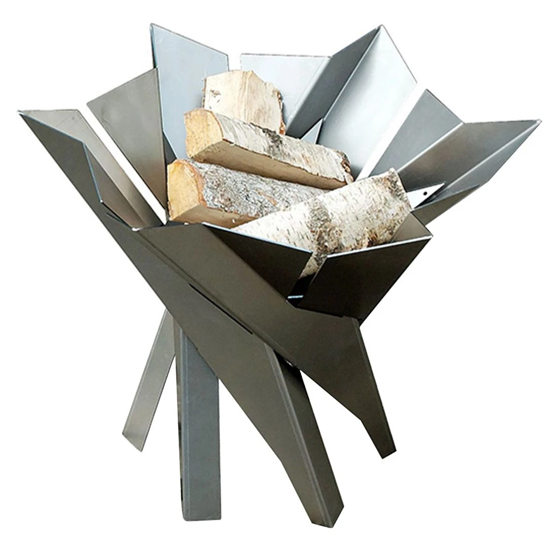 SvenskaV Phoenix Design-Feuerkorb Edelstahl Ø65 Cm 3 SvenskaV Phoenix Design-Feuerkorb Edelstahl Ø65 Cm