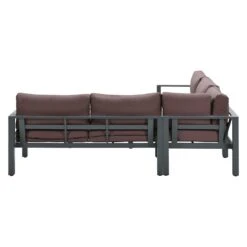 Garden Impressions Bianca Ecklounge Aluminium/Polyester Carbon Black/Copper -Garten Leben garden impressions bianca loungeecke aluminium polster 1350000 5