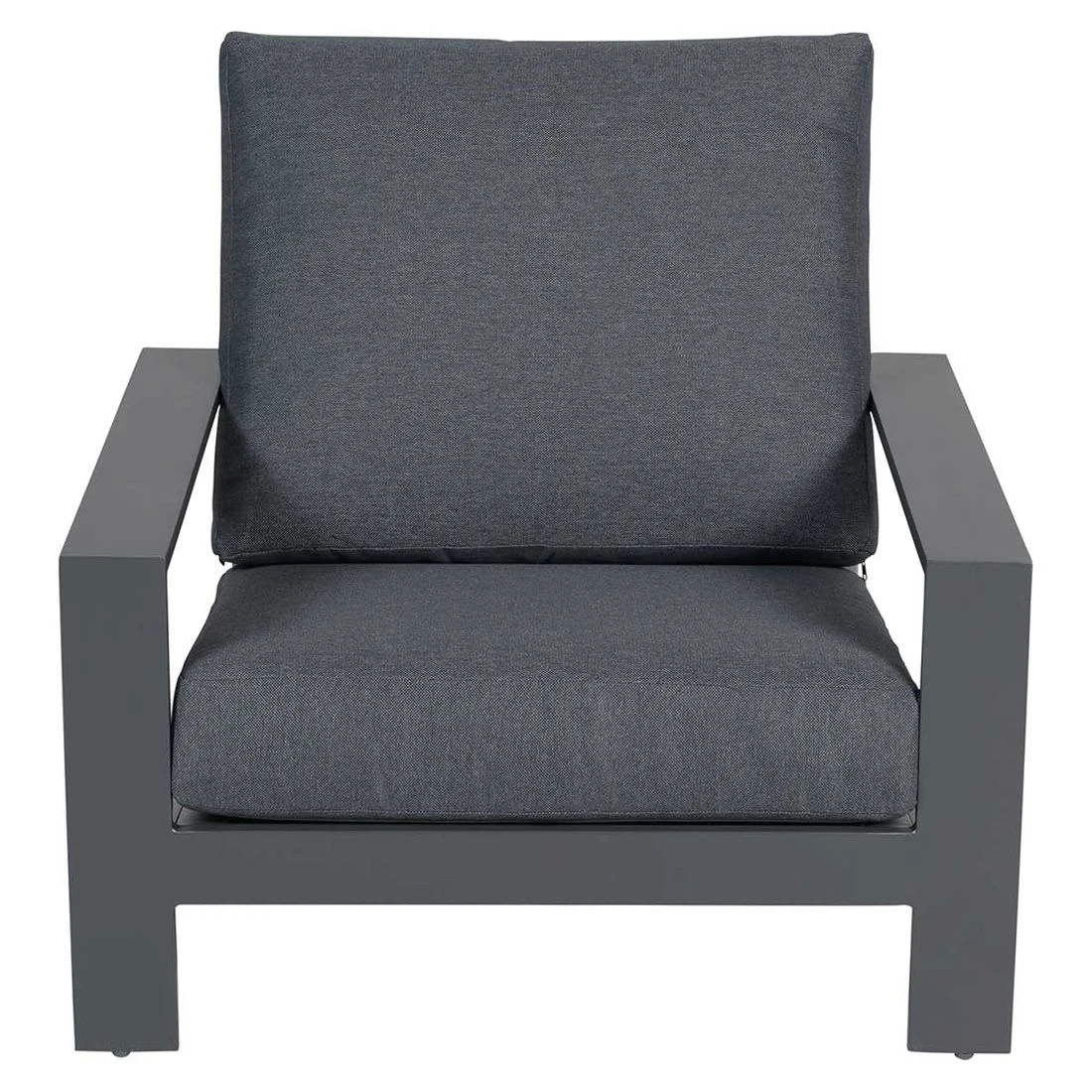 Garden Impressions Lincoln Loungeset 4-tlg. Aluminium/Polster Carbon Black 5 Garden Impressions Lincoln Loungeset 4-tlg. Aluminium/Polster Carbon Black – Bild 3