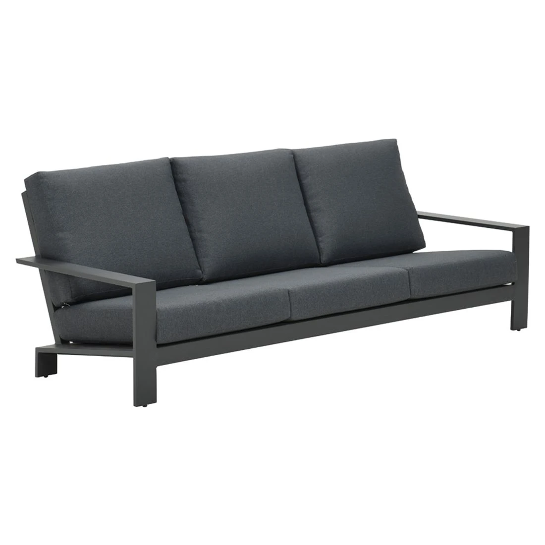 Garden Impressions Lincoln Loungeset 4-tlg. Aluminium/Polster Carbon Black 8 Garden Impressions Lincoln Loungeset 4-tlg. Aluminium/Polster Carbon Black – Bild 6