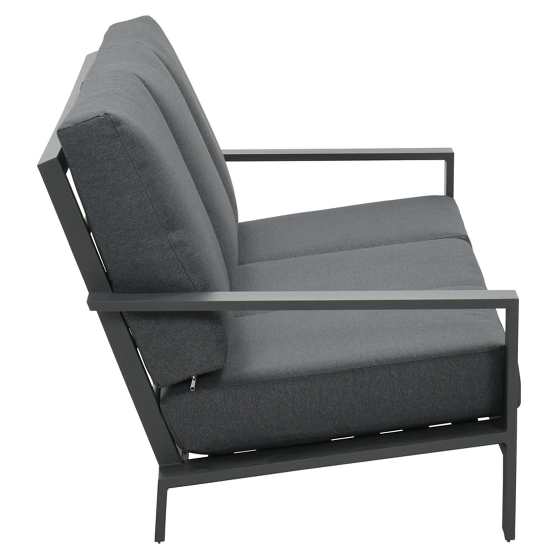 Garden Impressions Lincoln Loungeset 4-tlg. Aluminium/Polster Carbon Black 10 Garden Impressions Lincoln Loungeset 4-tlg. Aluminium/Polster Carbon Black – Bild 8