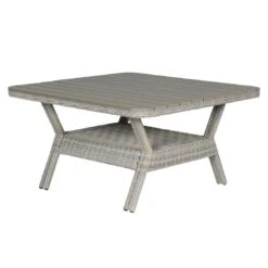 Garden Impressions Milwaukee Dininglounge Geflecht/Spun Polyester Vintage Willow/Reflex Black -Garten Leben garden impressions milwaukee loungeecke 4 teilig geflecht 5