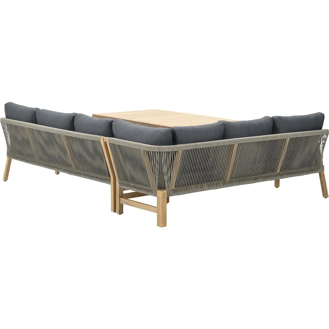 Garden Impressions Santos Dininglounge 5-tlg. Akazie/Kunstfaser Akazie White Wash/Anthrazit 8 Garden Impressions Santos Dininglounge 5-tlg. Akazie/Kunstfaser Akazie White Wash/Anthrazit – Bild 6