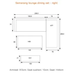 Garden Impressions Semarang Dininglounge Aluminium/Rope Carbon Black/Mystic Grey -Garten Leben garden impressions semarang dininglounge aluminium rope 1352970 6