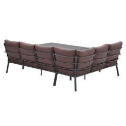 Garden Impressions Sergio Dininglounge Aluminium/Polyester Carbon Black/Copper -Garten Leben garden impressions sergio dininglounge aluminium polster 1350066 6