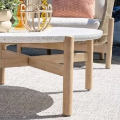 Garden Impressions Talara Loungeset 4-tlg. Akazie/Polster Akazie White Wash/Sand -Garten Leben garden impressions talara loungeset 4 tlg akazie polster 1436185 8