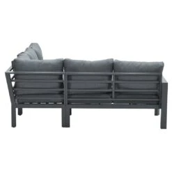 Garden Impressions Zion Ecklounge Aluminium/Polster Carbon Black/Mystic Grey -Garten Leben garden impressions zion loungeecke aluminium polster 1350143 5