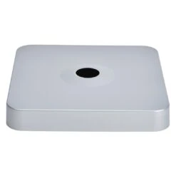 Glatz Abdeckung Für M4 Stahl-Plattensockel (12er) Aluminium-eloxiert-Look Aluminium Eloxiert