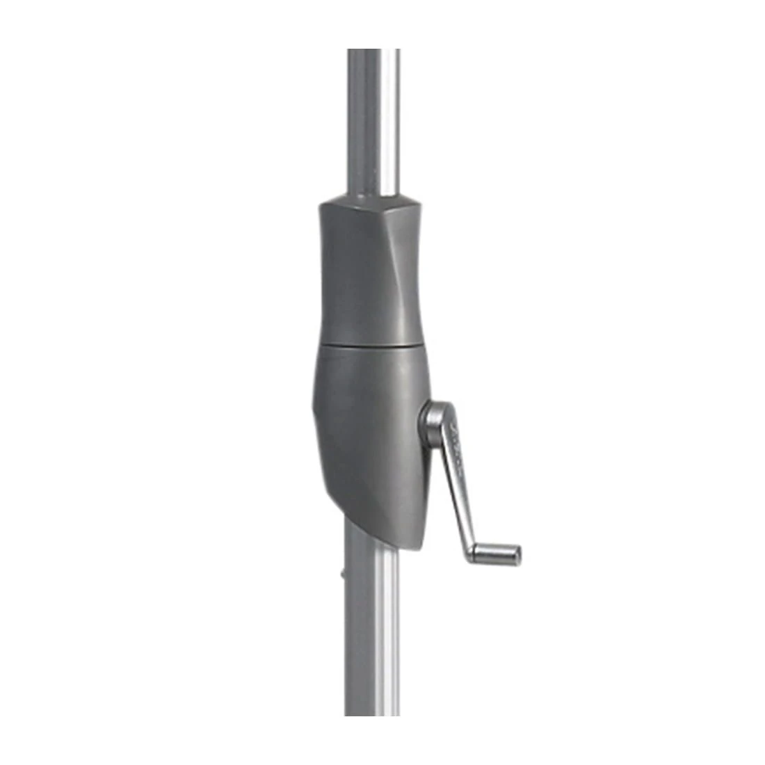 Glatz Alu Twist Mittelstockschirm 210x150 Cm Stone Grey 8 Glatz Alu Twist Mittelstockschirm 210x150 Cm Stone Grey â Bild 6