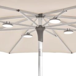 Glatz OSYRION LED-Spot Akku-Licht 4er-Set Hellgrau -Garten Leben glatz osyrion spot akku licht 4er set 1357348 1