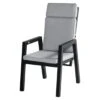 Hartman Ancona Gartensessel Aluminium/ Olefin Schwarz/Hellgrau -Garten Leben hartman ancona diningsessel aluminium olefin 1372165 1