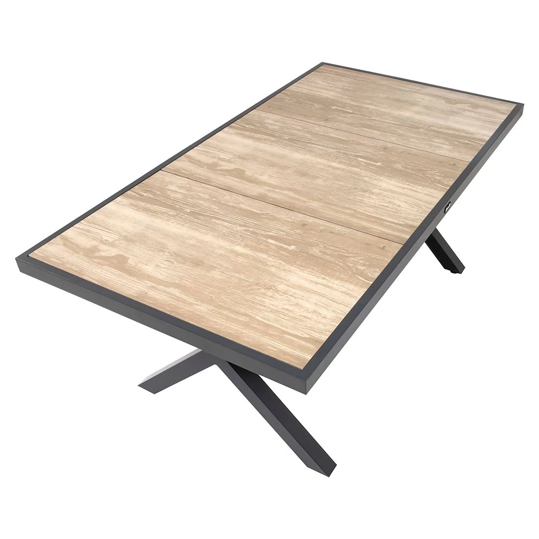 Hartman Canterbury Gartentisch 188x96cm Aluminium/Keramik Xerix/Beige-Wood 6 Hartman Canterbury Gartentisch 188x96cm Aluminium/Keramik Xerix/Beige-Wood – Bild 4