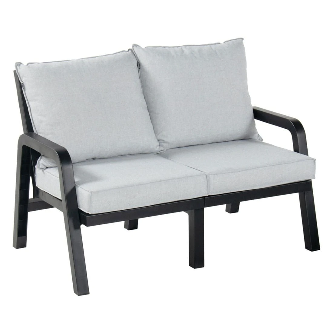 Hartman Ibiza Gartenbank 120 Cm Kunststoff/Olefin Anthrazit/Hellgrau 4 Hartman Ibiza Gartenbank 120 Cm Kunststoff/Olefin Anthrazit/Hellgrau – Bild 2