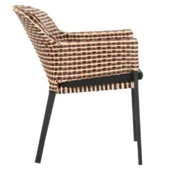 Hartman Kelly Gartensessel Aluminium/Rope Coral/Schwarz -Garten Leben hartman kelly diningsessel aluminium rope 1461485 3