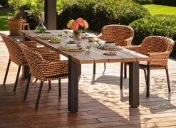 Hartman Kelly Gartensessel Aluminium/Rope Coral/Schwarz -Garten Leben hartman kelly diningsessel aluminium rope 1461485 7