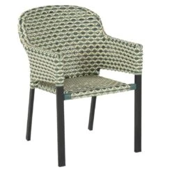 Hartman Kelly Gartensessel Aluminium/Rope Emerald/Schwarz