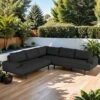 Hartman Lucas Ecklounge Aluminium/Sunbrella Schwarz -Garten Leben hartman lucas loungeecke aluminium sunbrella 1377005 1