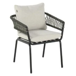 Hartman Winston Gartensessel Aluminium/Rope/Olefin Carbon Black/Grey