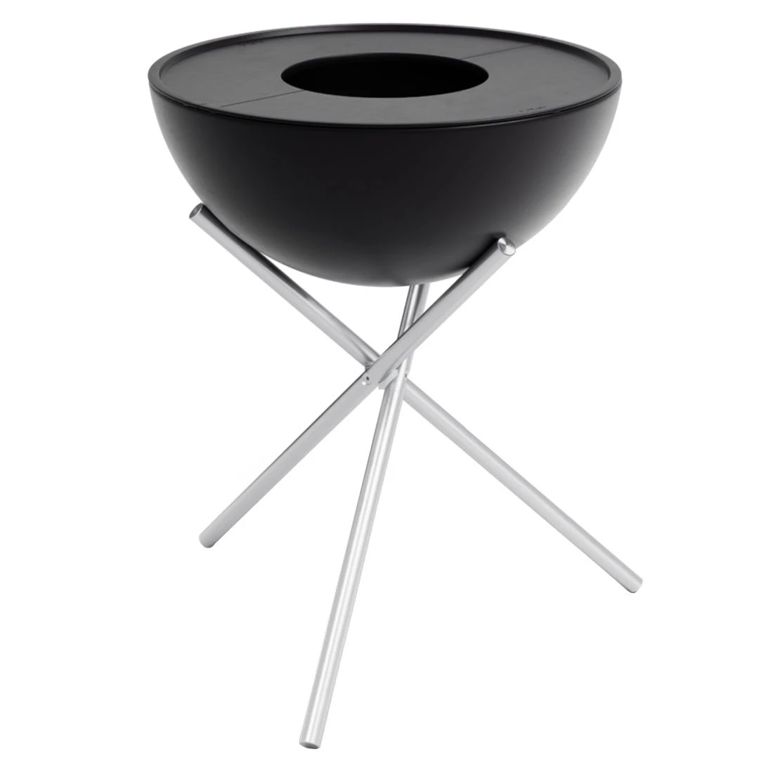 Höfats BOWL 70 Plancha-Grillset Hoch Edelstahl/Stahl Silber/Schwarz 3 Höfats BOWL 70 Plancha-Grillset Hoch Edelstahl/Stahl Silber/Schwarz