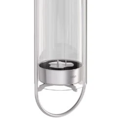 Höfats Oval Candle 35 Kerzenhalter Edelstahl/Glas Silber -Garten Leben hoefats oval candle 35 kerzenhalter edelstahl glas 1501734 7