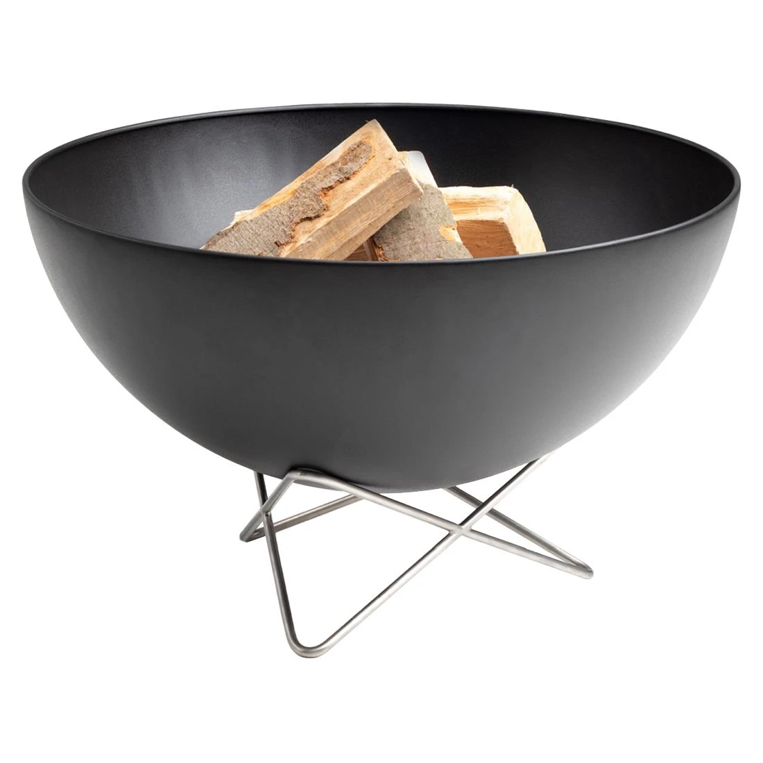 Höfats BOWL Feuerschale Mit Drahtfuß Stahl/Edelstahl Schwarz 3 Höfats BOWL Feuerschale Mit Drahtfuß Stahl/Edelstahl Schwarz