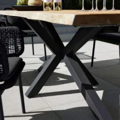 Interliving 7002 Gartenmöbelset 7-tlg. Mit Tisch 220x95 Cm Anthrazit/Grau -Garten Leben interliving 7002 gartenmoebelset 7 tlg mit tisch 220x95 cm 1479206 8