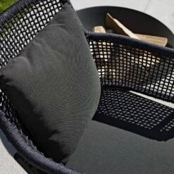 Interliving 7002 Armlehnstuhl Aluminium/Rope/Olefin Anthrazit/Grau -Garten Leben interliving catona armlehnstuhl aluminium rope olefin 1447933 3