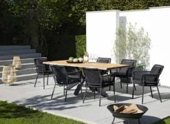 Interliving 7002 Armlehnstuhl Aluminium/Rope/Olefin Anthrazit/Grau -Garten Leben interliving catona armlehnstuhl aluminium rope olefin 1447933 6