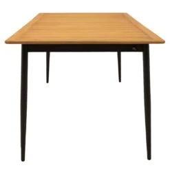 Interliving 7001 Gartentisch 260x95cm Aluminium/Teak Anthrazit/Natur -Garten Leben interliving meria gartentisch 260x95cm aluminium teak 1447790 3