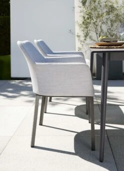 Interliving 7003 Diningstuhl Aluminium/Acryl Anthrazit/Grau -Garten Leben interliving nomen diningstuhl aluminium polster 1447955 5