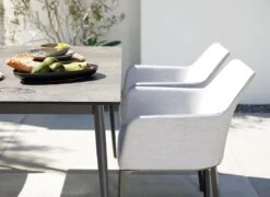 Interliving 7003 Diningstuhl Aluminium/Acryl Anthrazit/Grau -Garten Leben interliving nomen diningstuhl aluminium polster 1447955 6