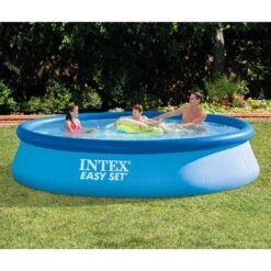Intex Easy-Set Pool Ø457x84cm Blau -Garten Leben intex easy set pool durchm457x84cm 997373 2