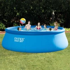 Intex Easy-Set Pool-Set Ø457 Cm Inkl. GS-Pumpe -Garten Leben intex easy set pool set C3 B8457 cm inkl gs pumpe 999276 2