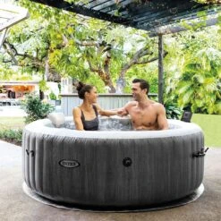 Intex PureSpa Bubble Whirlpool 795L -Garten Leben intex purespa bubble whirlpool 795l 1187420 2